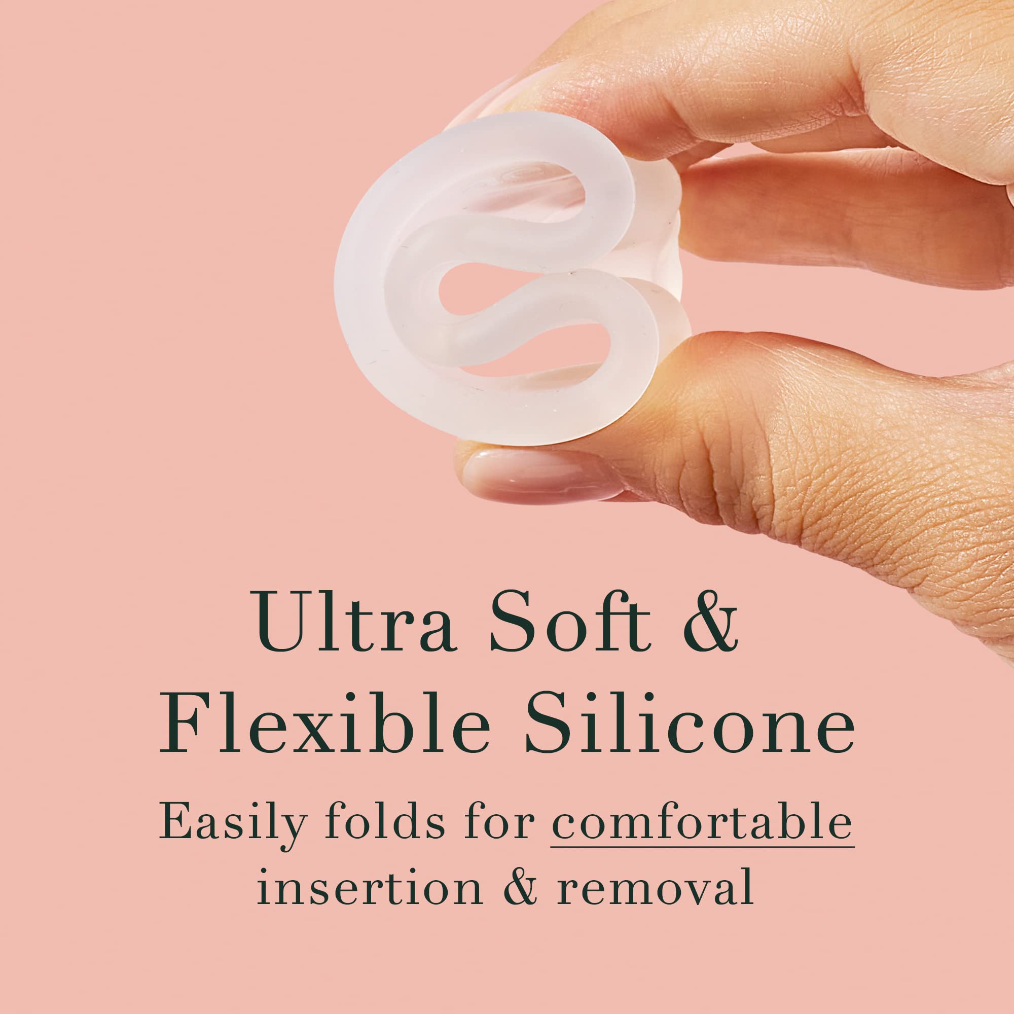 Rael Period Cup, Soft Reusable Menstrual Cups for Women - Medical-Grade Silicone, Period Cups